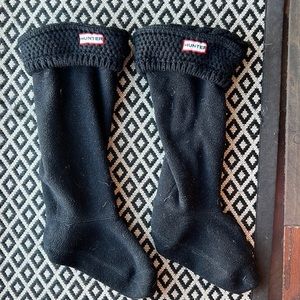 Hunter boot socks, perfect condition!